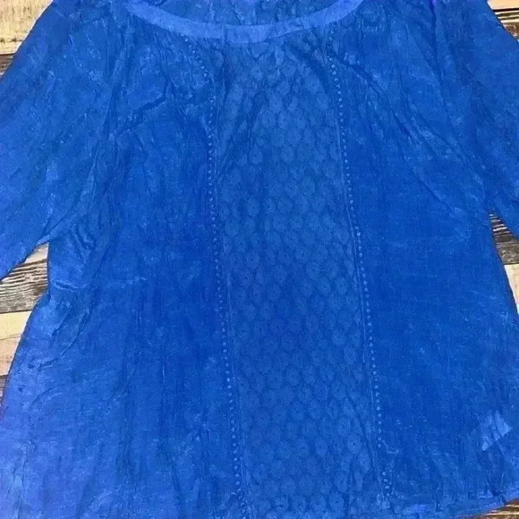 Valerie Stevens 2X blouse with lace details - Picture 4 of 4
